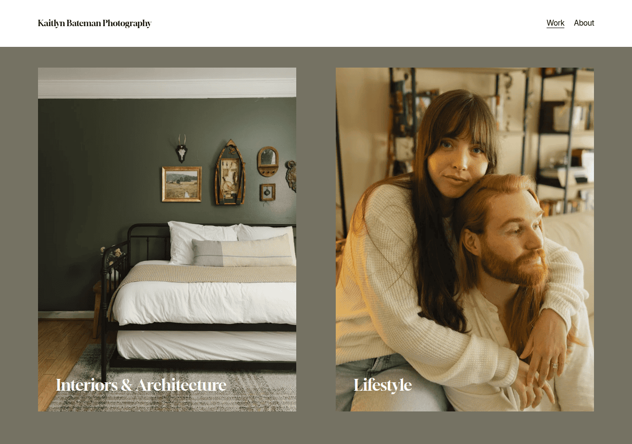 Screenshot of kaitbatemanphoto.com