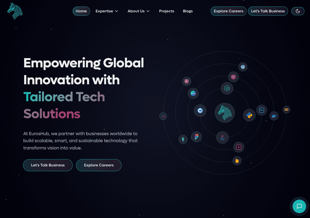 Screenshot of euroshub.com