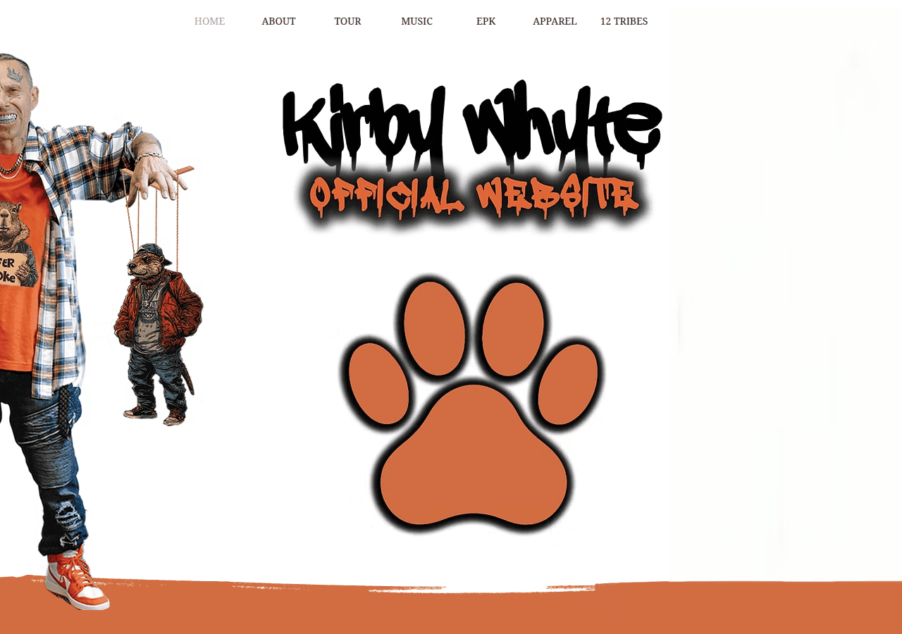 Screenshot of kirbywhyte.com