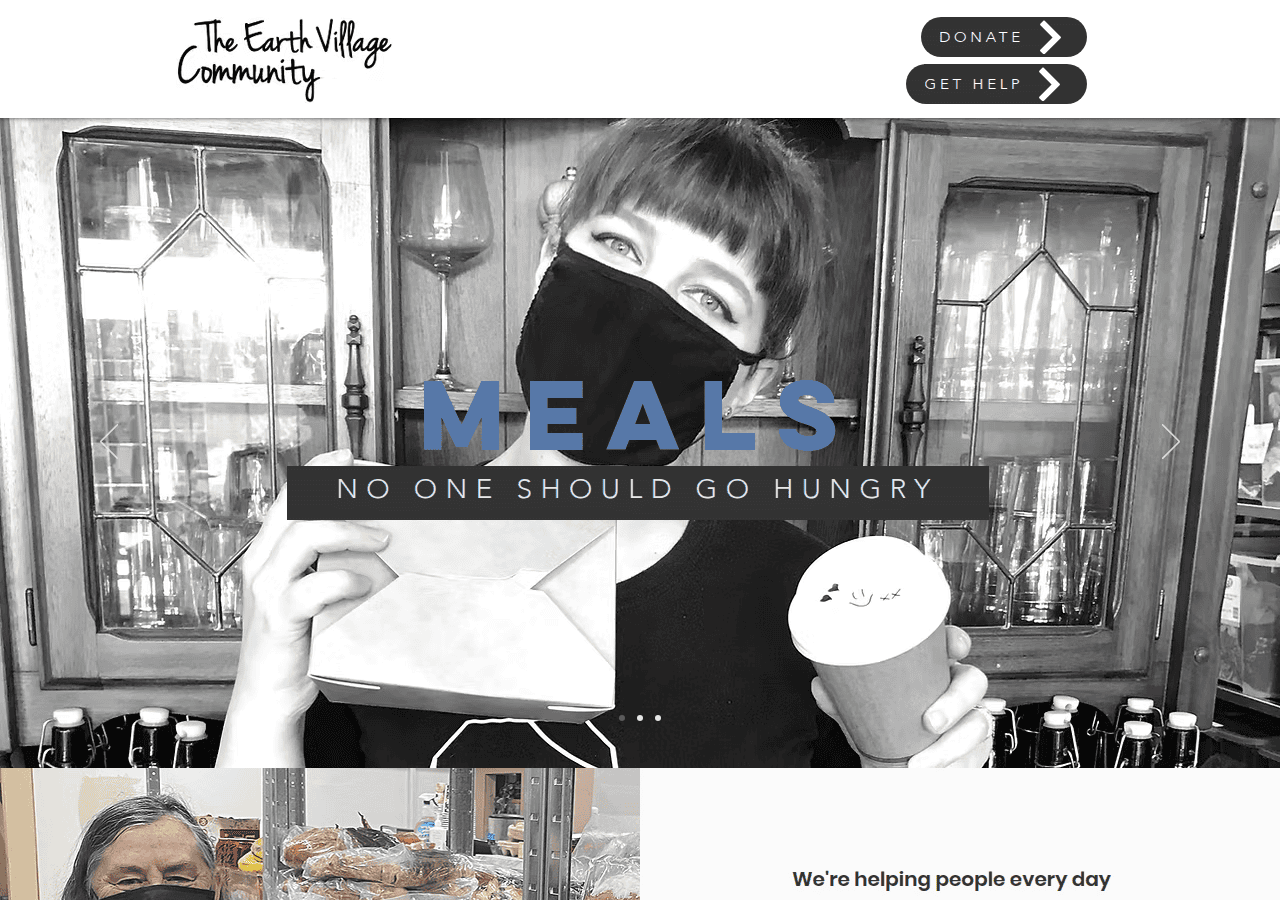 Screenshot of earthvillage.org.au