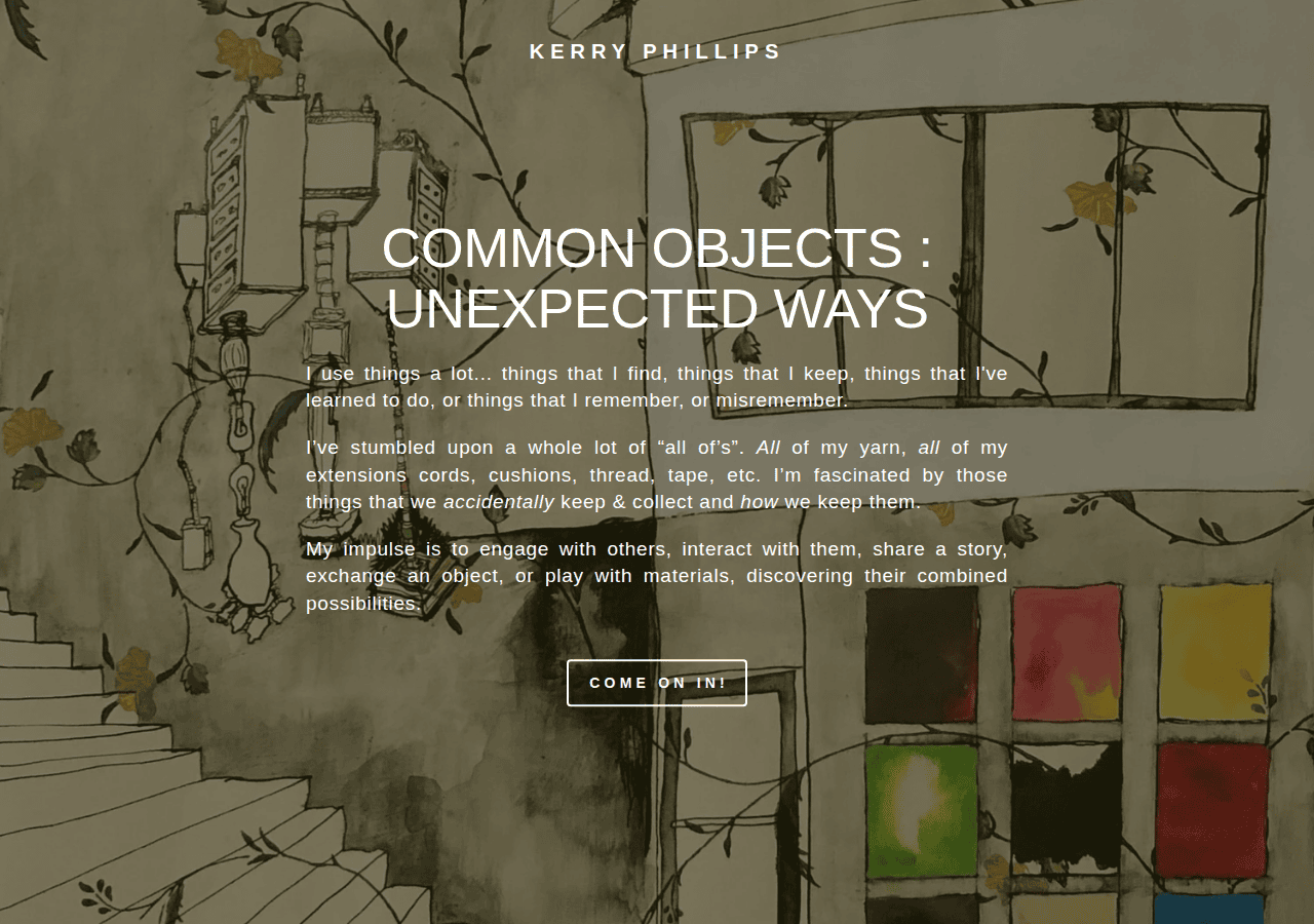 Screenshot of kerryphillipsart.com