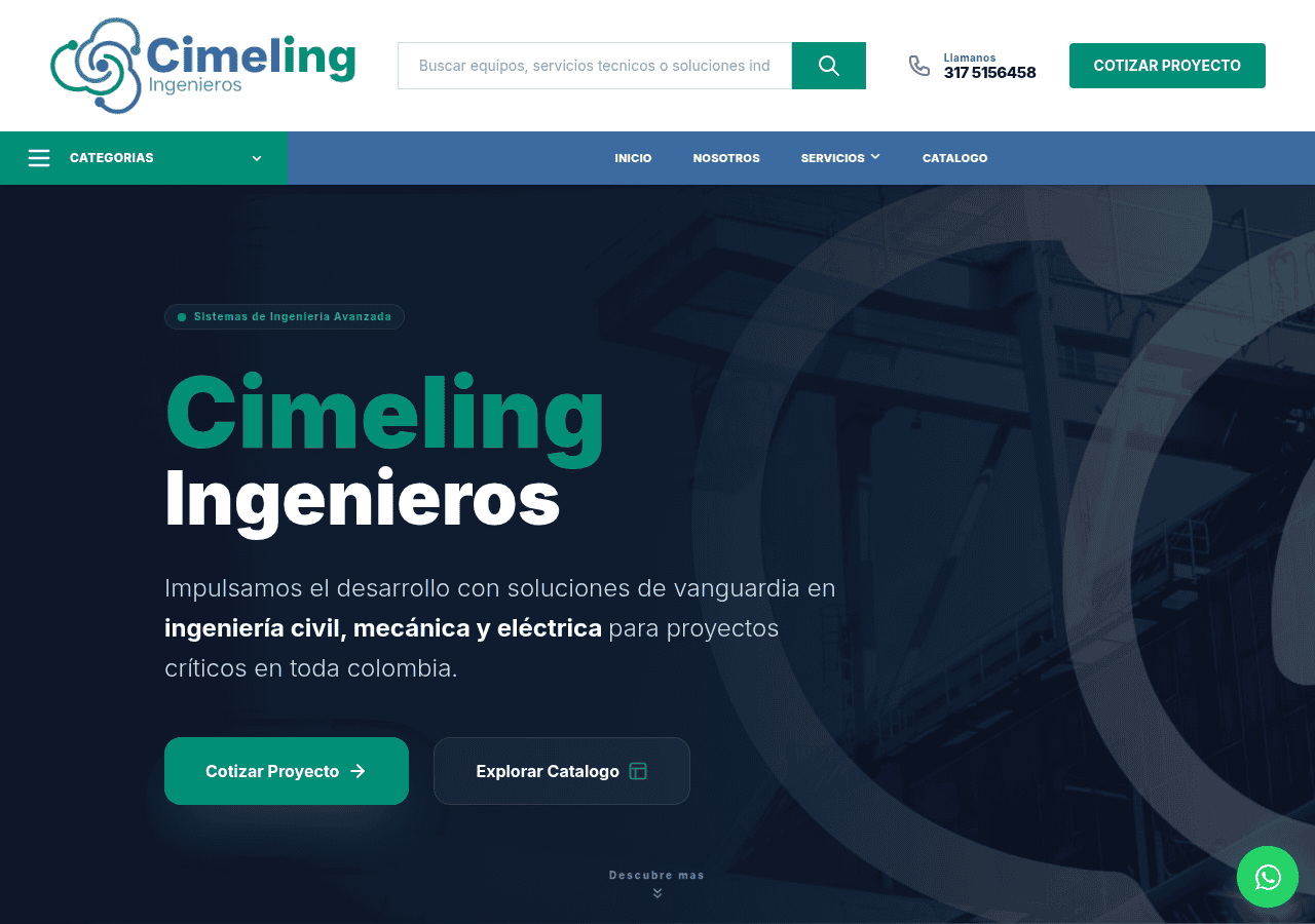 Screenshot of cimeling.com