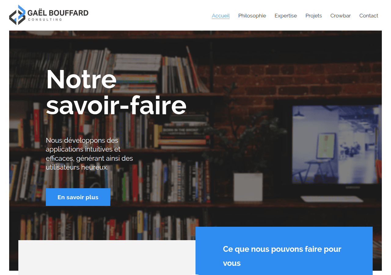 Screenshot of gaelbouffard.com