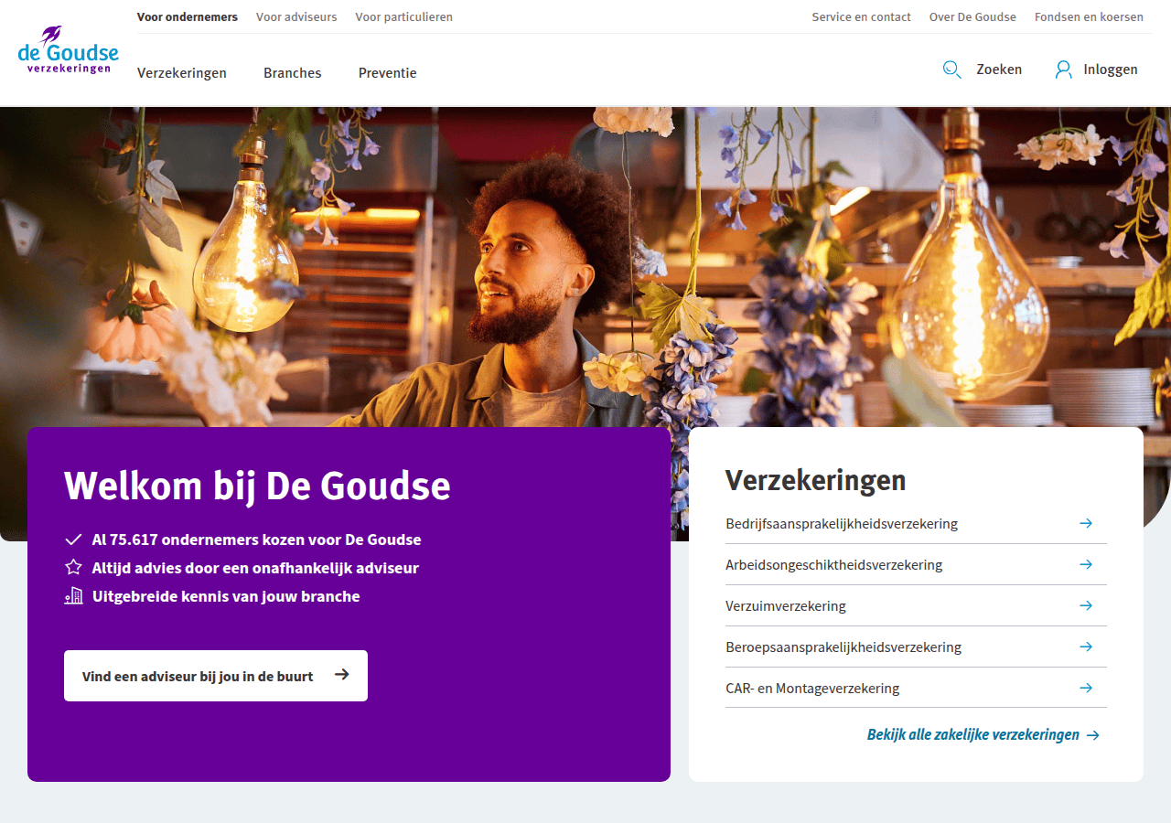 Screenshot of goudse.nl