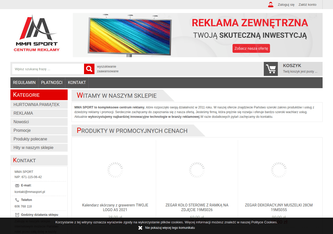 Screenshot of mmasport.pl