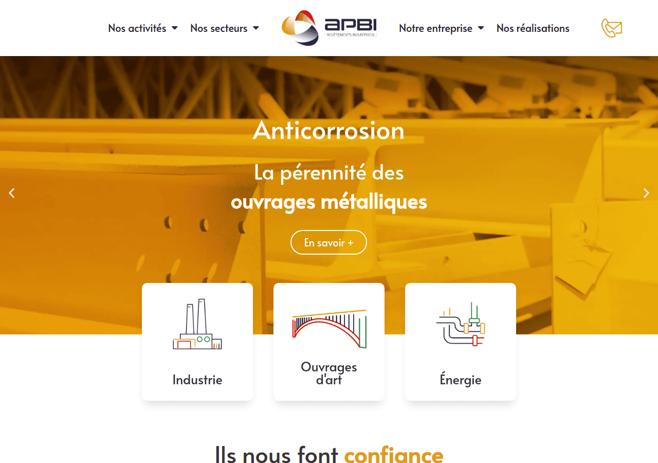 Screenshot of apbi.fr