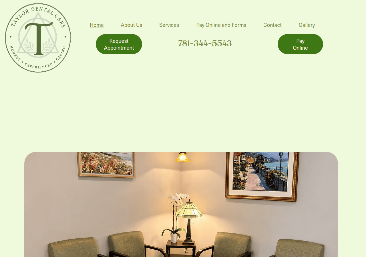 Screenshot of taylordentalcarepllc.com