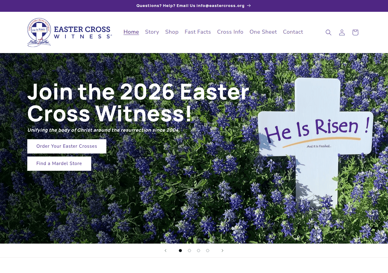 Screenshot of eastercross.org