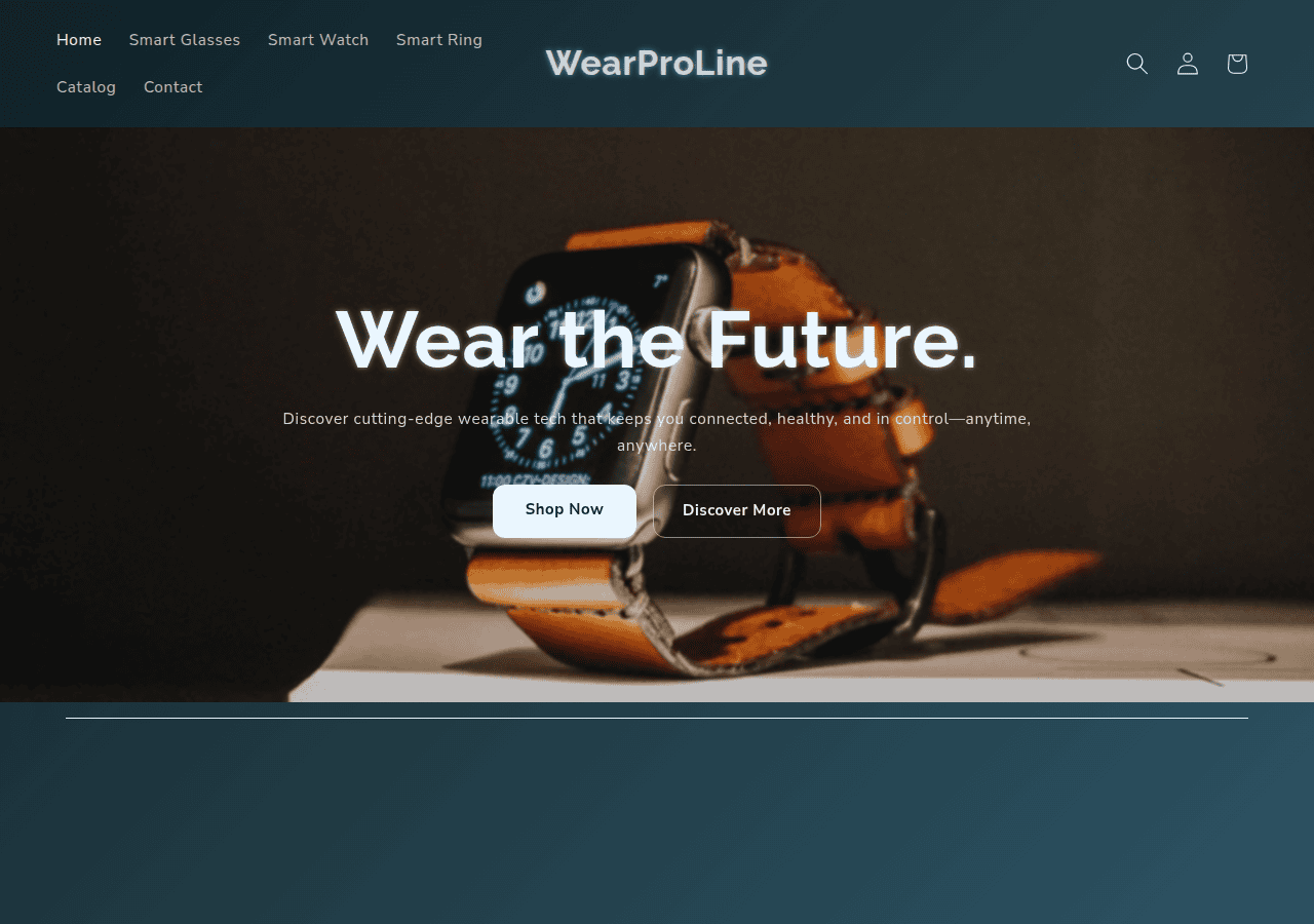 Screenshot of wearproline.com