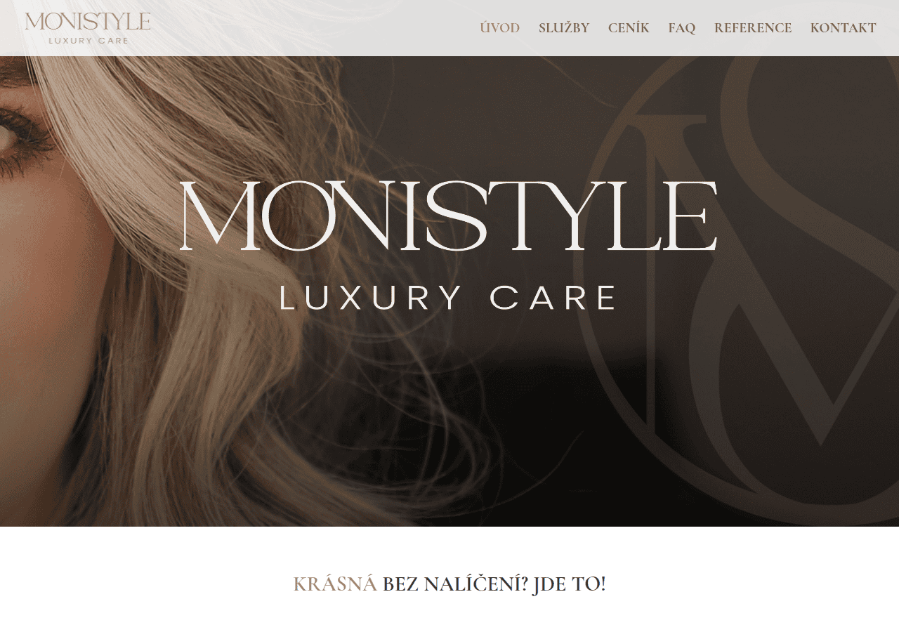 Screenshot of monistyle.cz