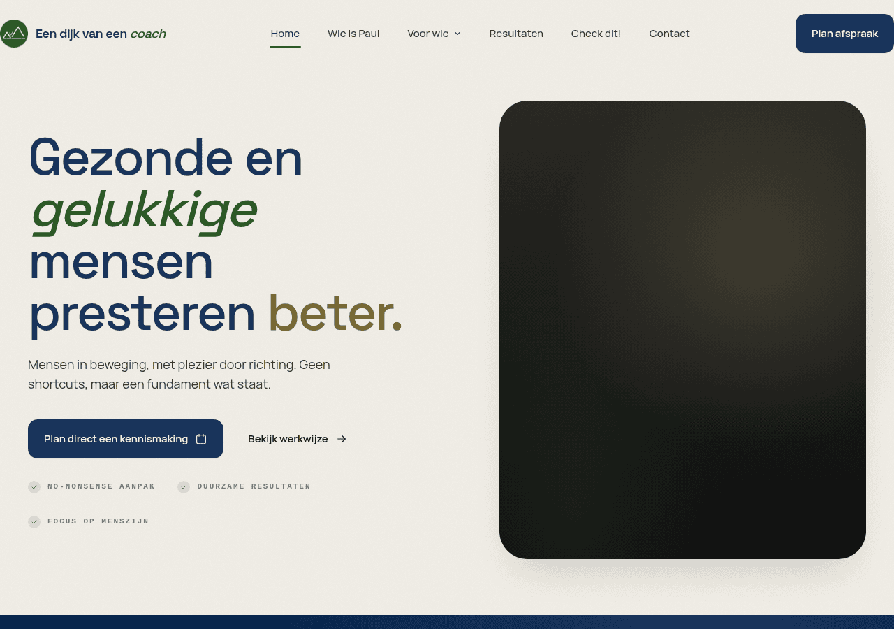 Screenshot of dijkvaneen.coach