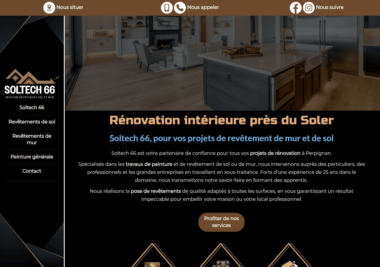 Screenshot of soltech-66.fr