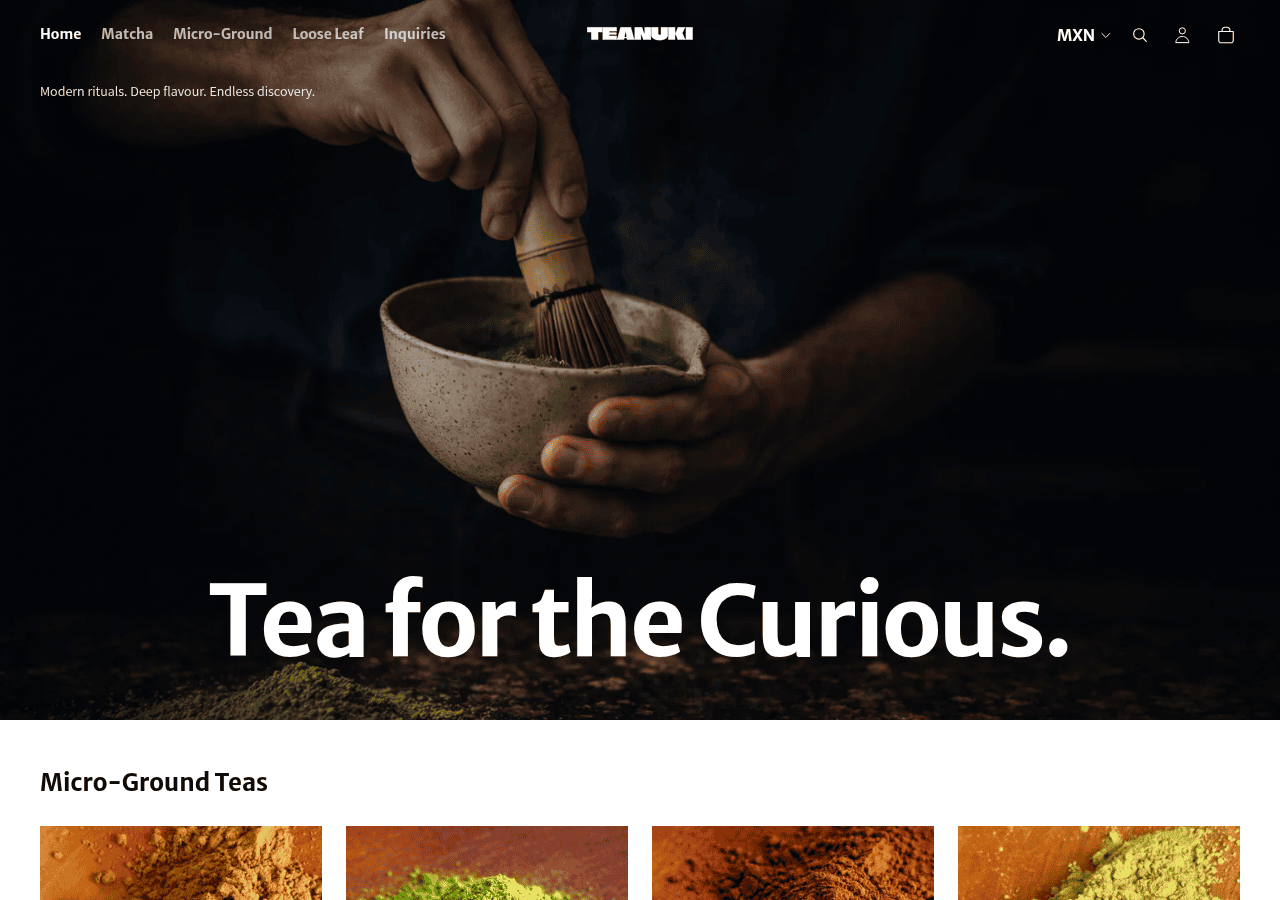 Screenshot of teanuki.co