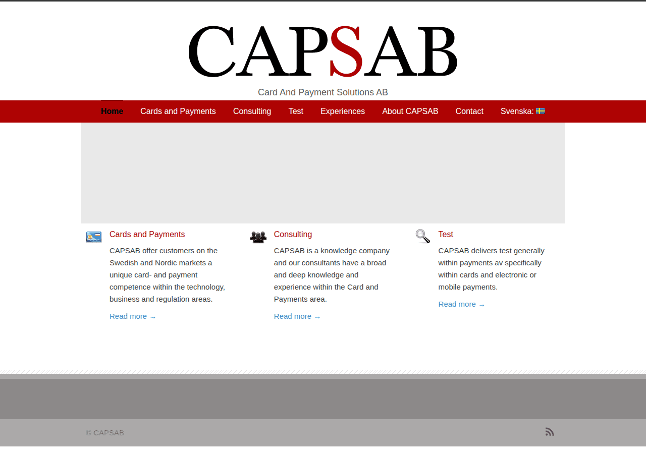Screenshot of capsab.com