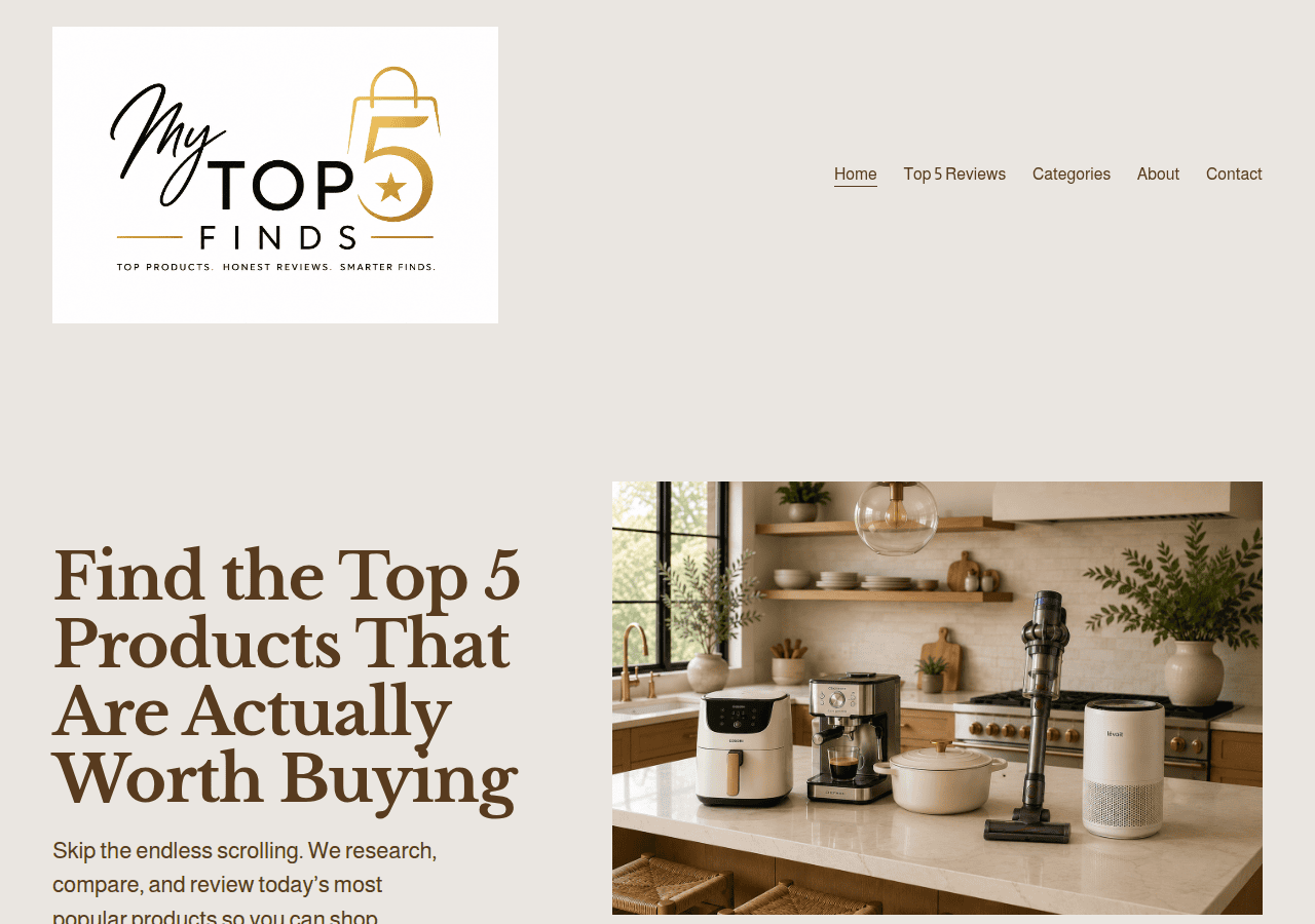 Screenshot of mytop5finds.com
