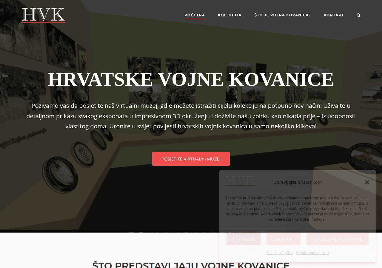 Screenshot of hvkovanice.com