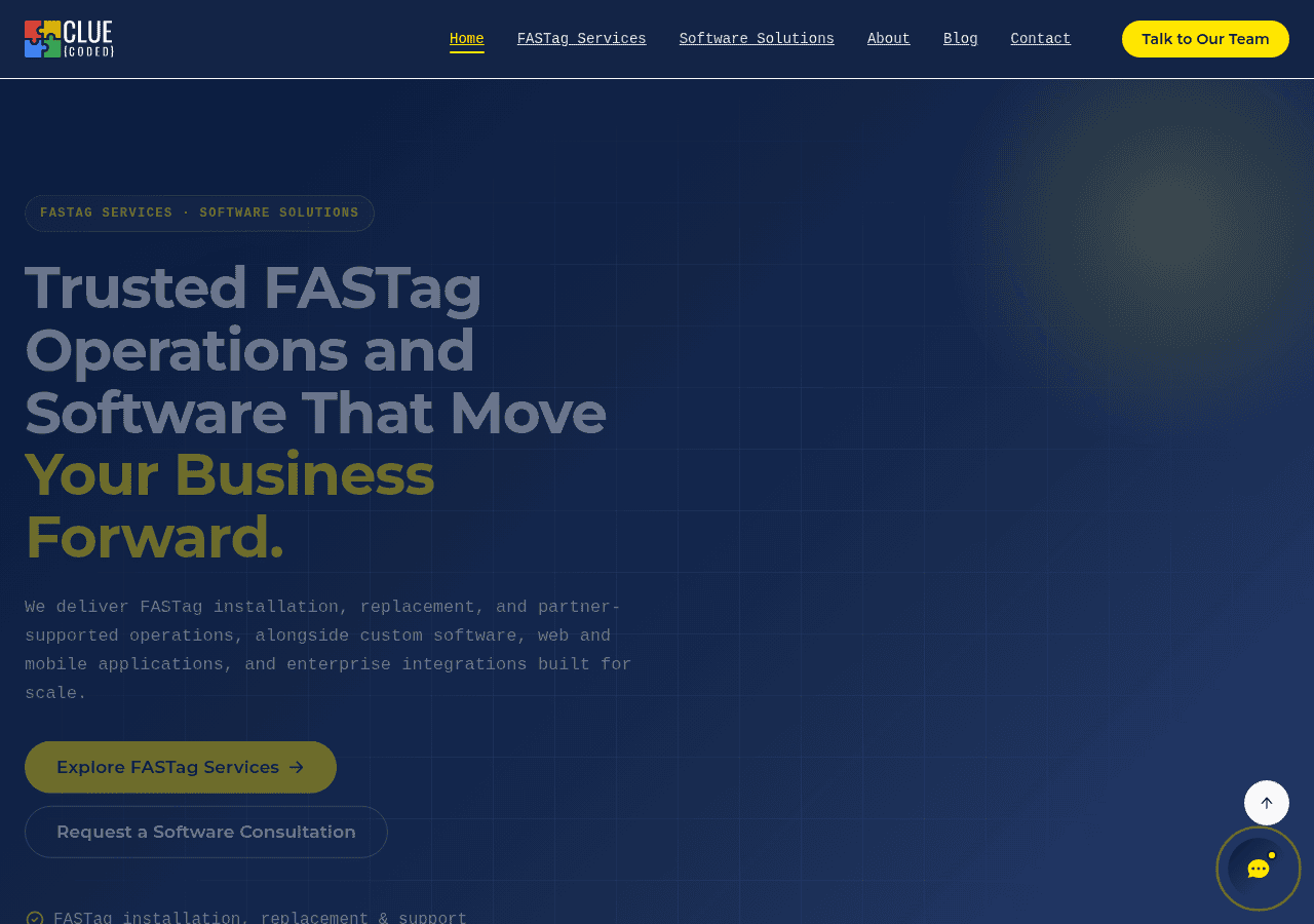 Screenshot of cluecoded.com
