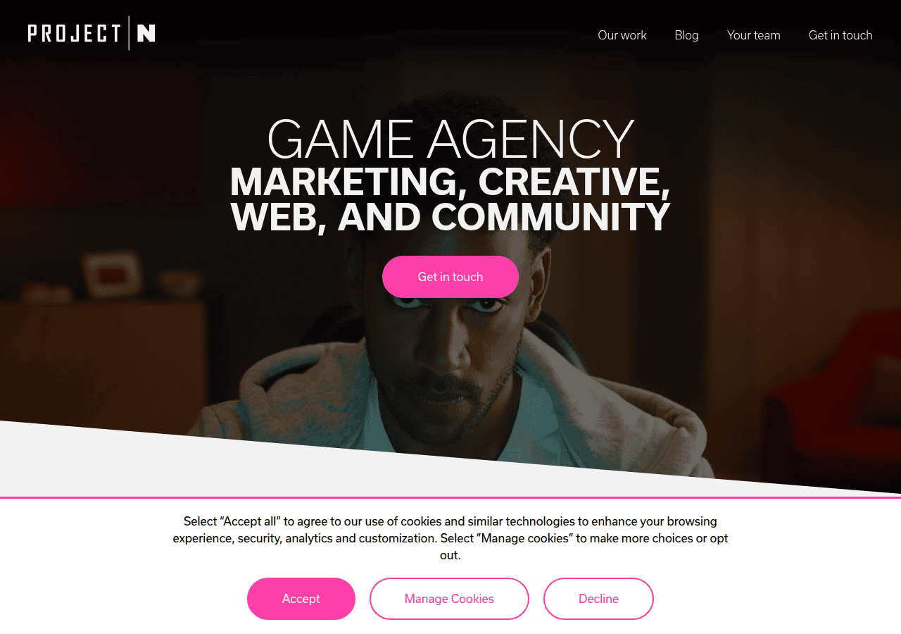 Screenshot of project-n.com