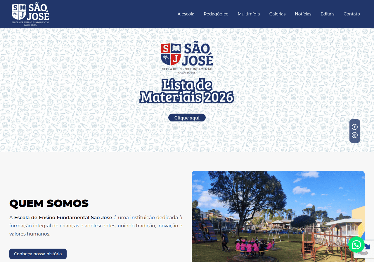 Screenshot of saojosecapivari.com.br