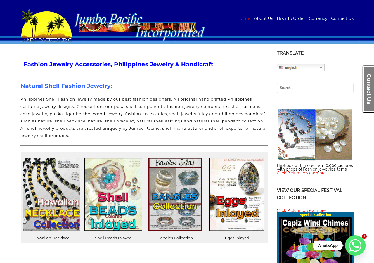 Screenshot of jpacific.com
