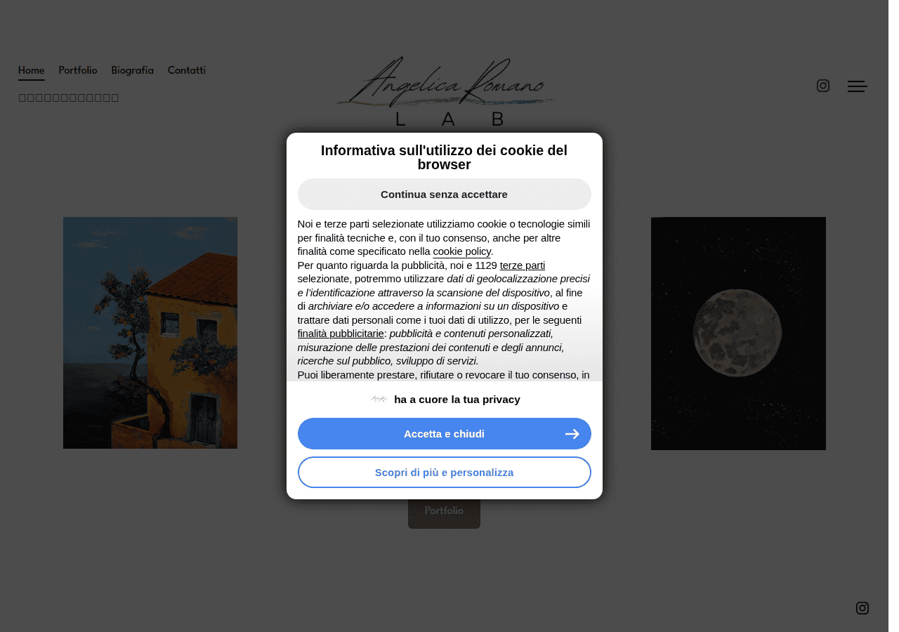 Screenshot of angelicaromanolab.com