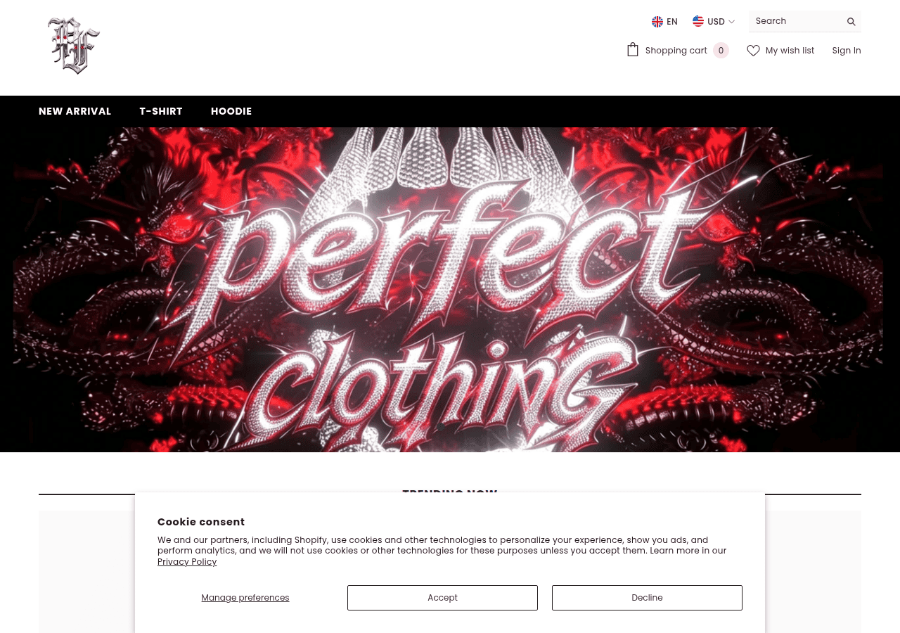 Screenshot of perfectori.com