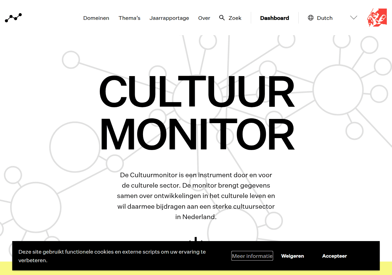 Screenshot of cultuurmonitor.nl
