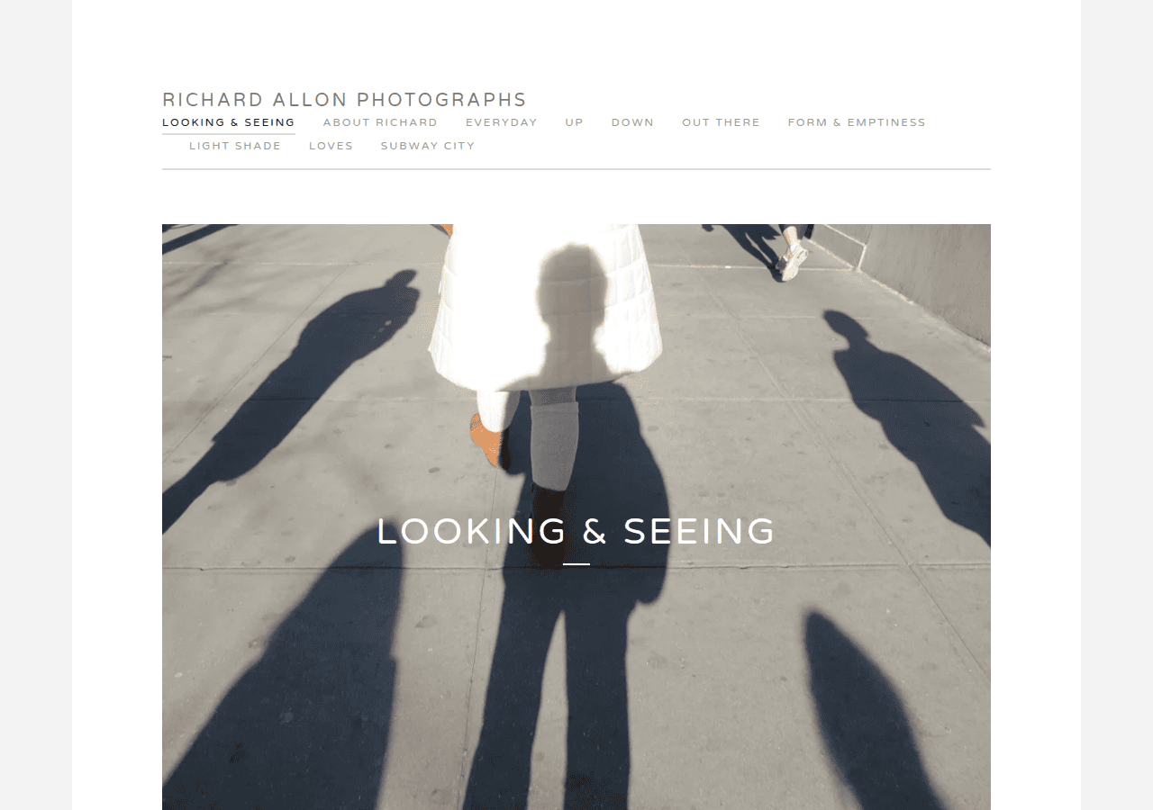 Screenshot of richardallonphotographs.com