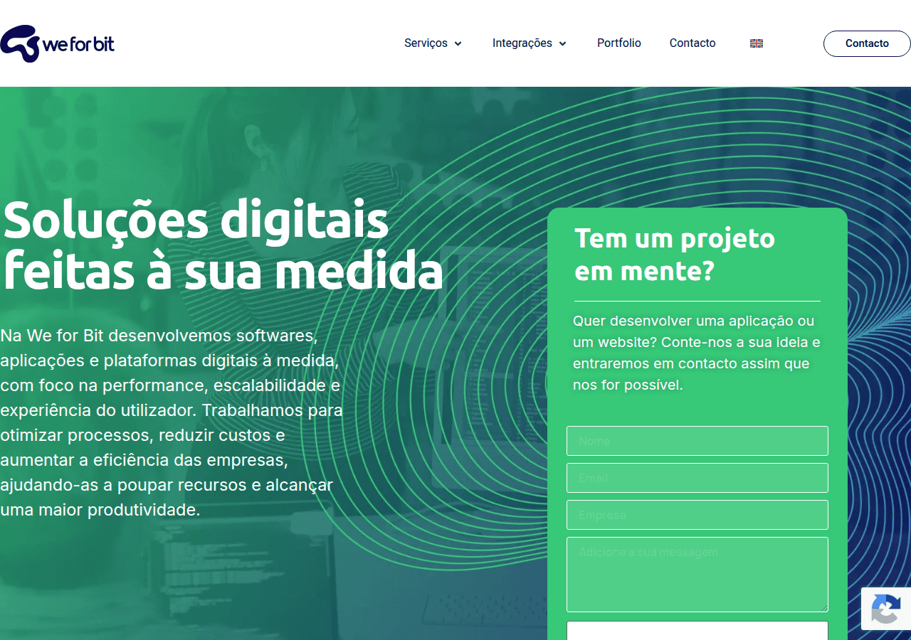 Screenshot of weforbit.com