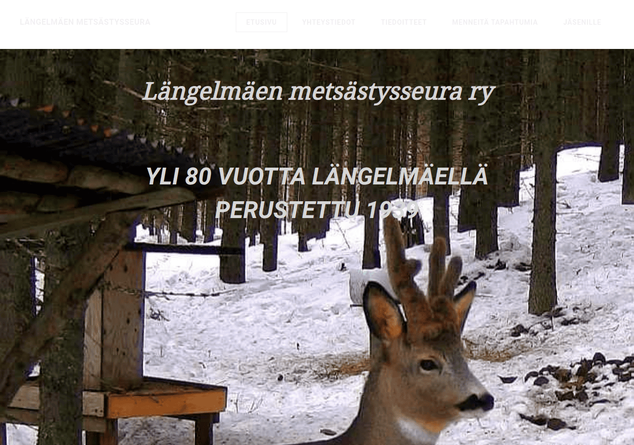 Screenshot of xn--lngelmen-metsstysseura-04bfh.fi