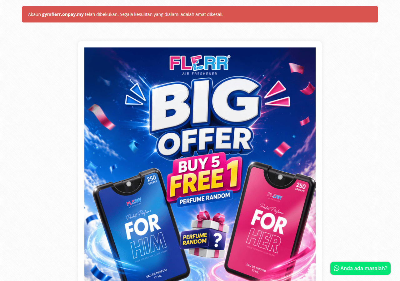 Screenshot of onpay.my