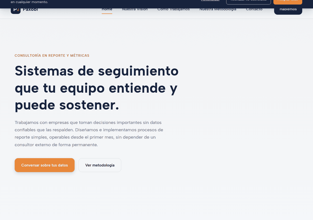 Screenshot of paxobi.info