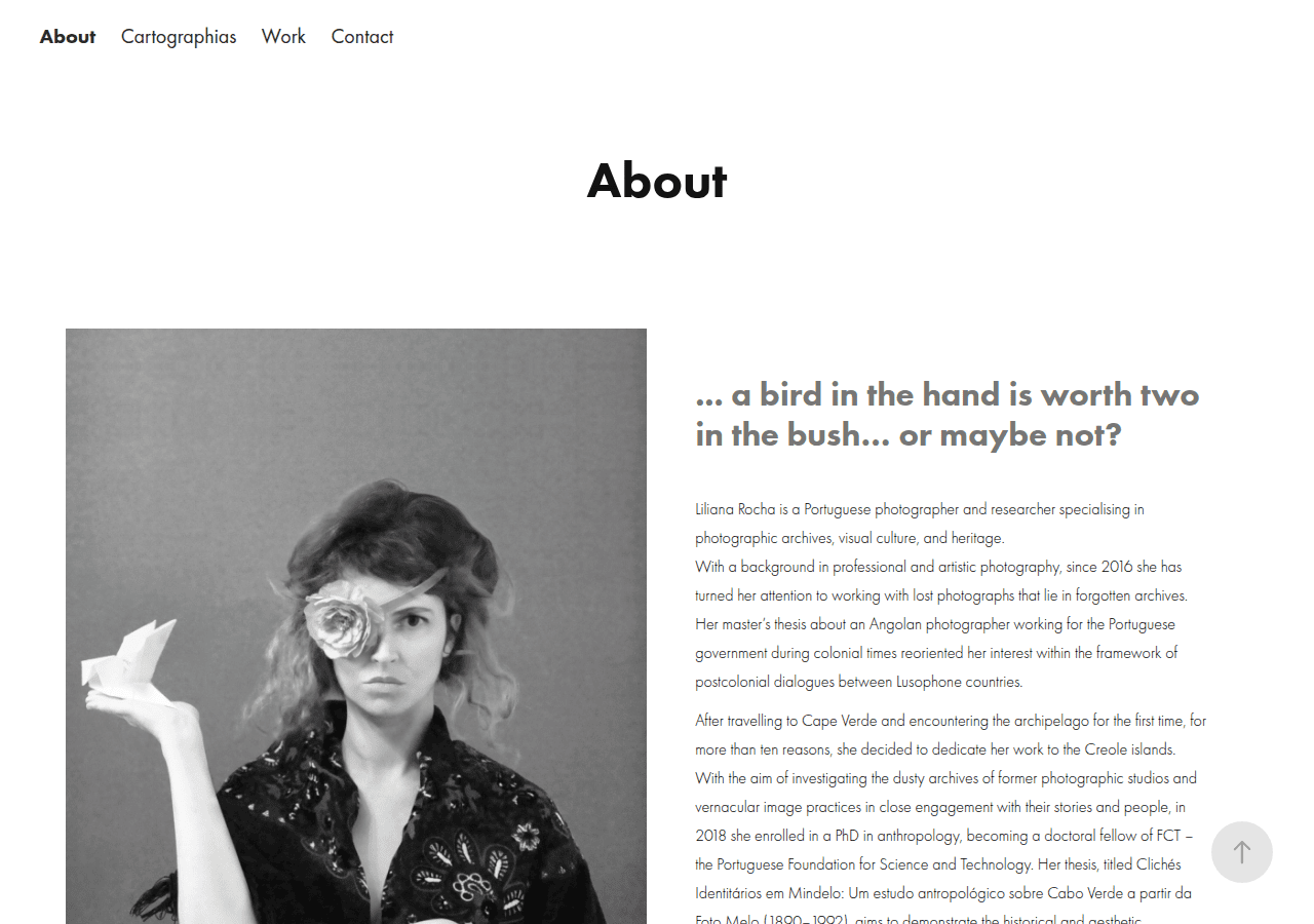 Screenshot of lilianarocha.com