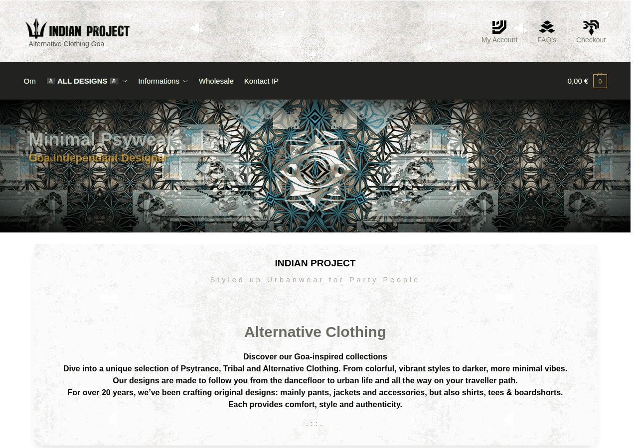 Screenshot of indian-project.com