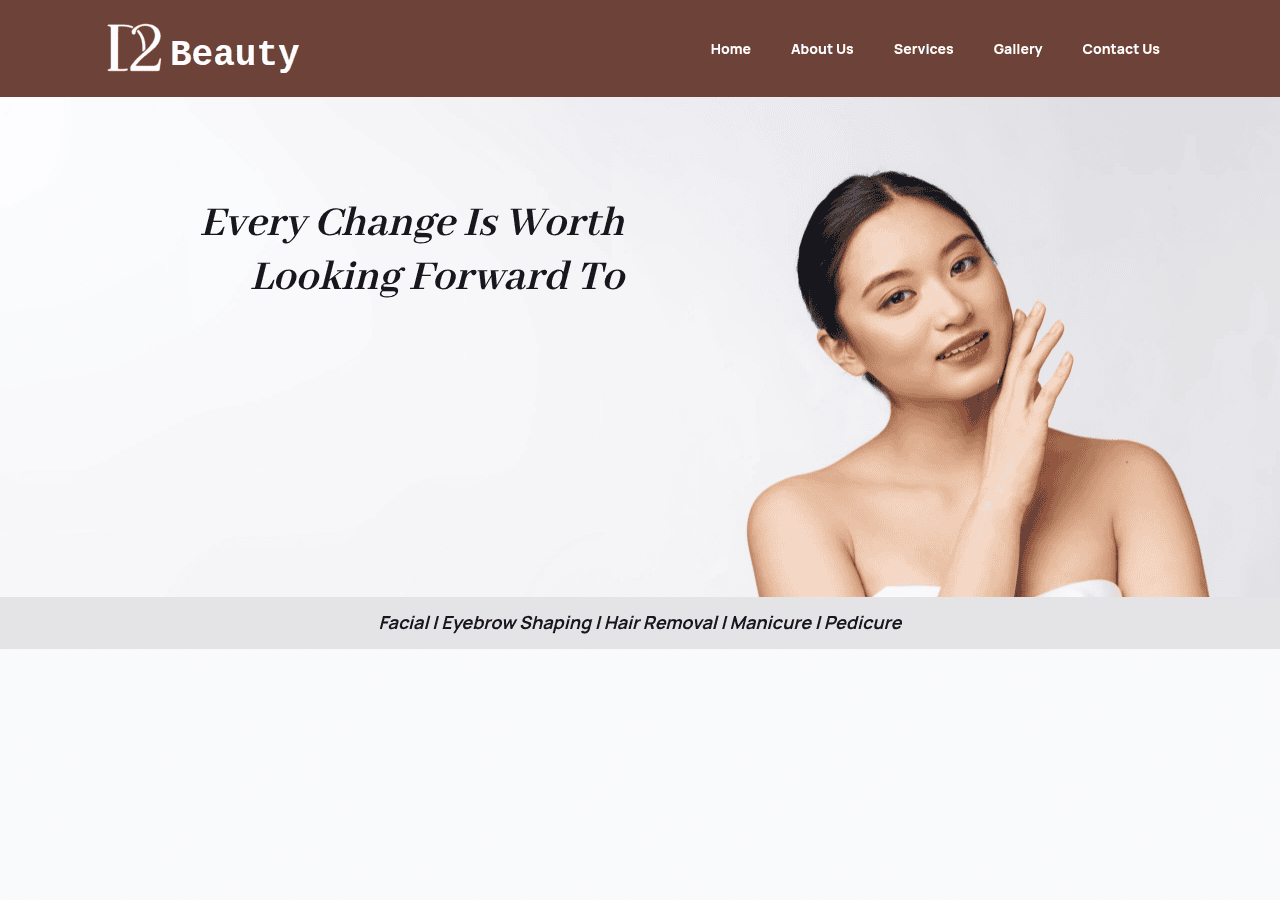 Screenshot of d2beauty.com.sg