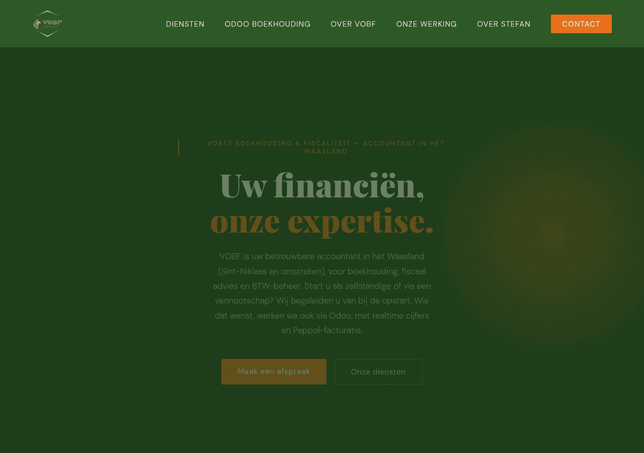 Screenshot of vobf.be