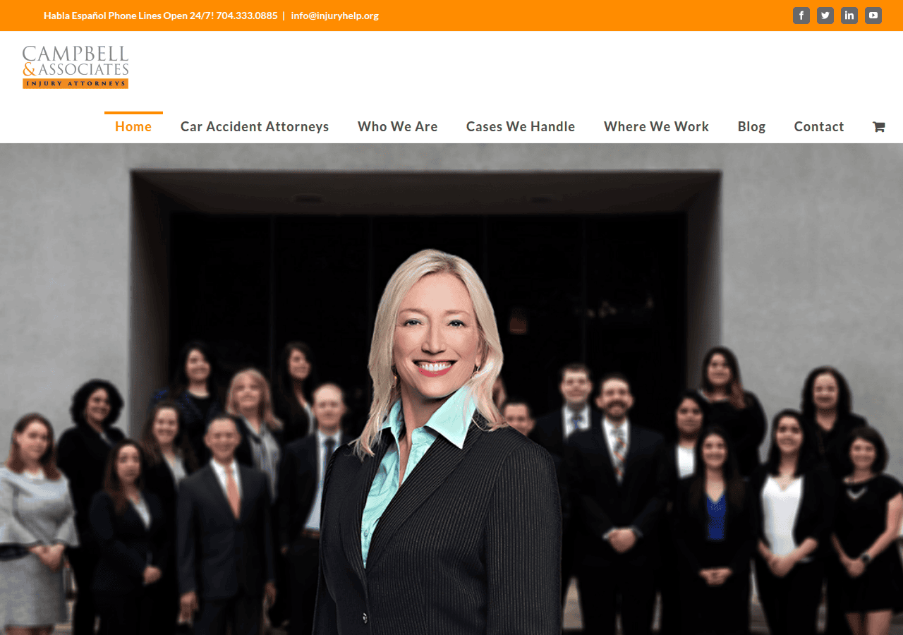 Screenshot of campbellandassociateslaw.com