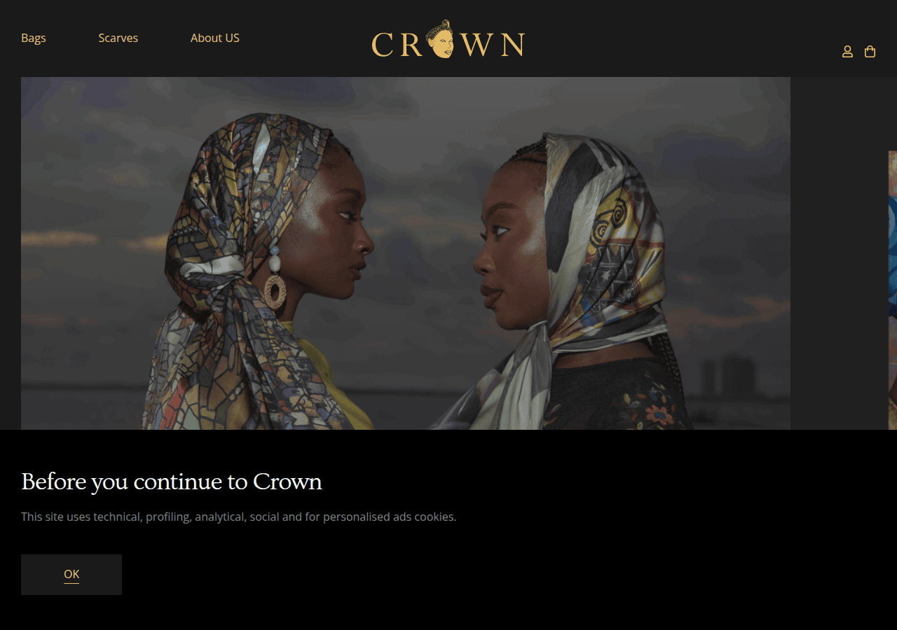 Screenshot of crownade.com