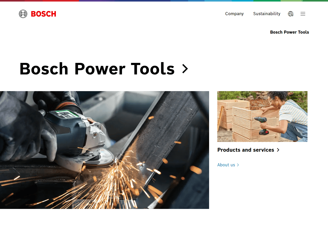 Screenshot of bosch-pt.com