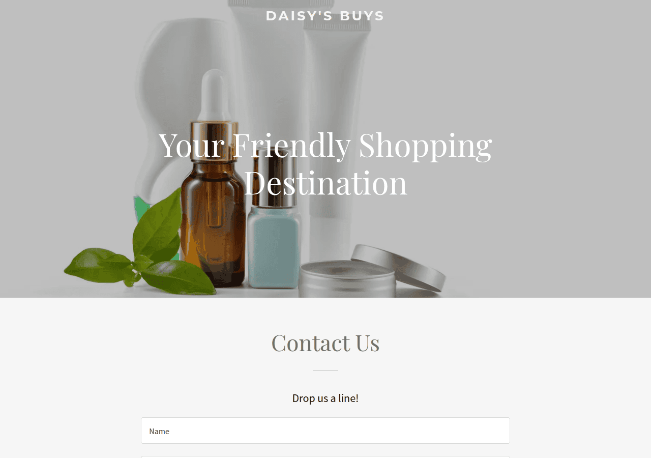 Screenshot of daisysbuys.com