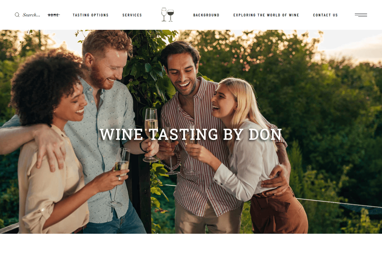Screenshot of winetasting-nj.com
