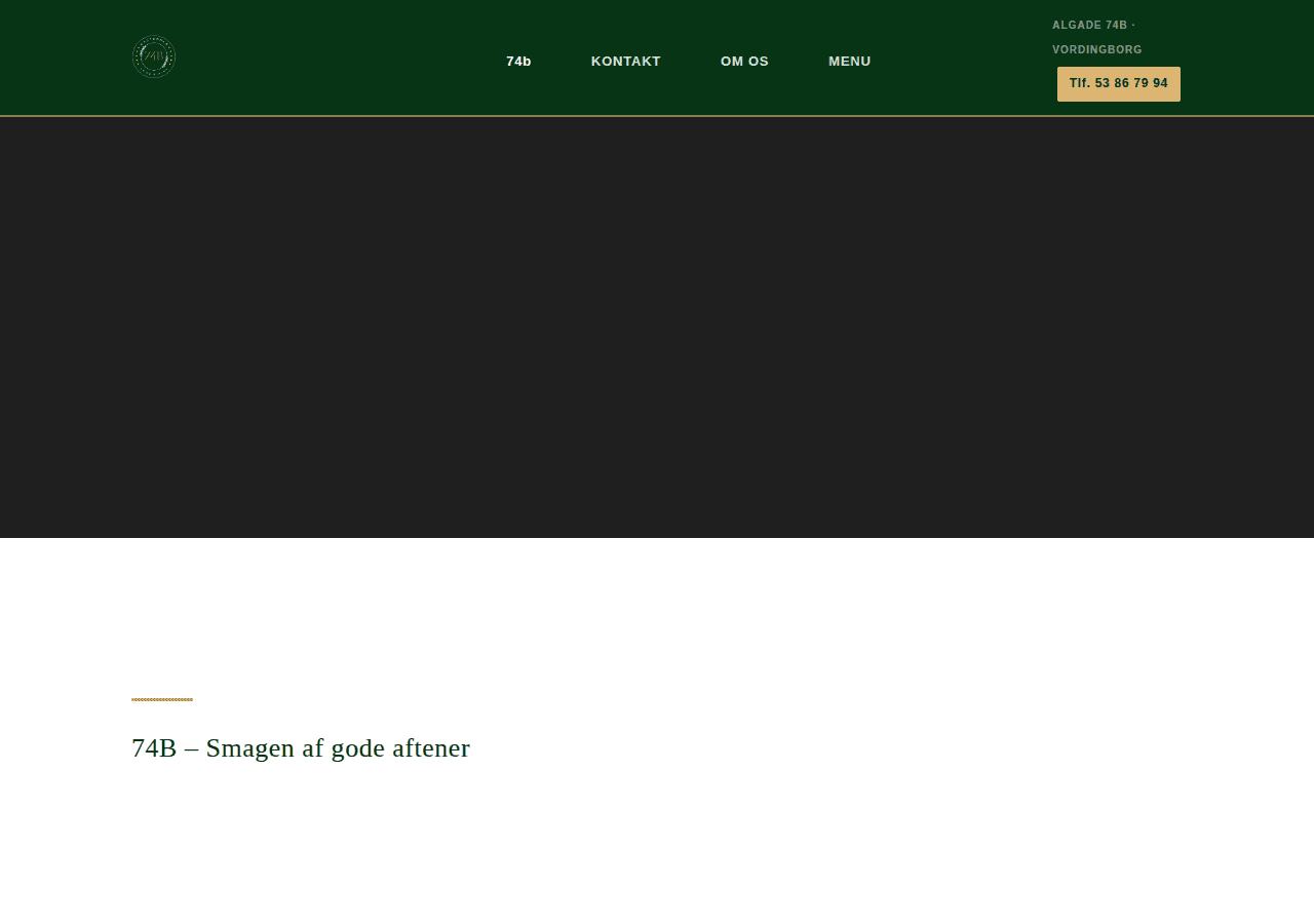 Screenshot of 74b.dk