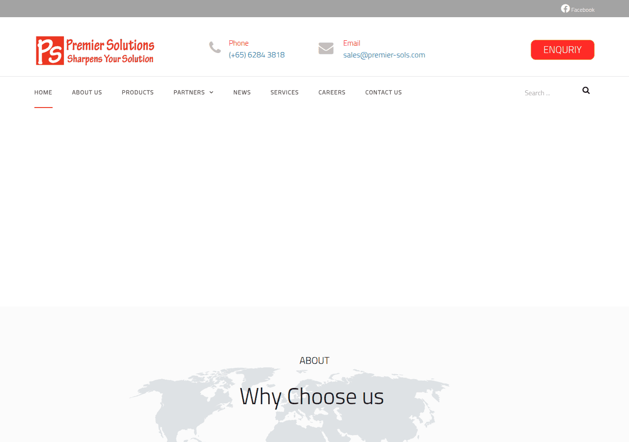 Screenshot of premier-sols.com
