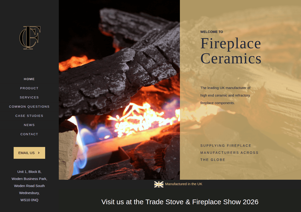 Screenshot of fireplaceceramics.co.uk