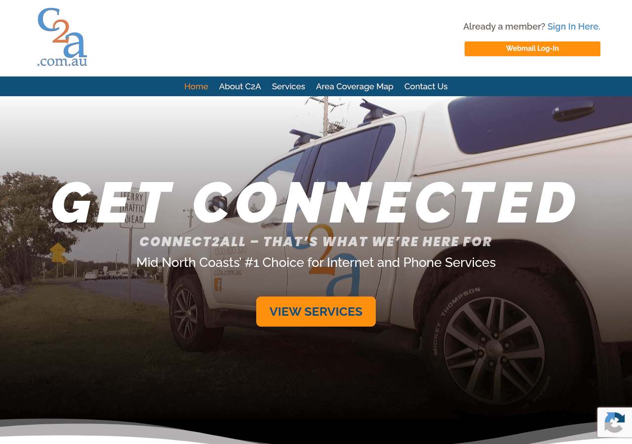 Screenshot of c2a.com.au