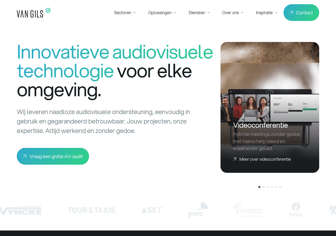 Screenshot of vangils.pro