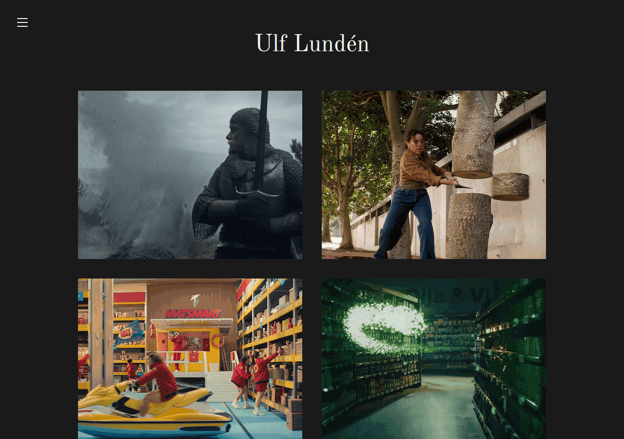 Screenshot of ulflunden.com