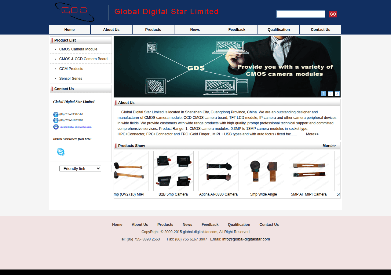 Screenshot of global-digitalstar.com