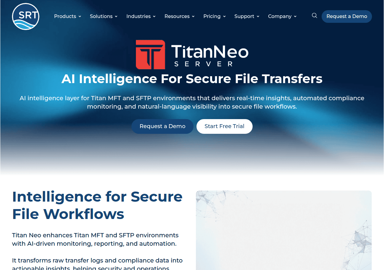Screenshot of southrivertech.com