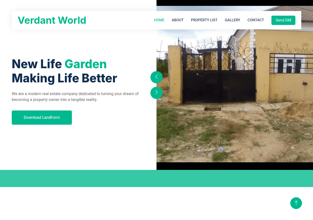 Screenshot of verdantworld.com.ng